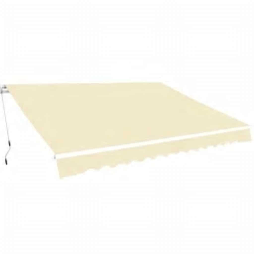 Gelenkarmmarkise 600 cm Blau/Weiß