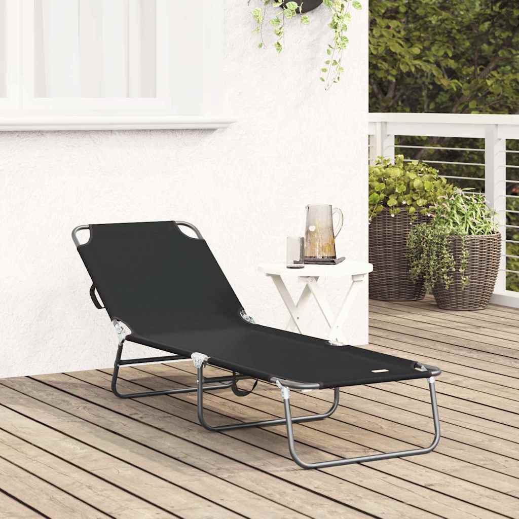 Klappbare Sonnenliege Blau 188 x 57 x 86,5 cm Polyester