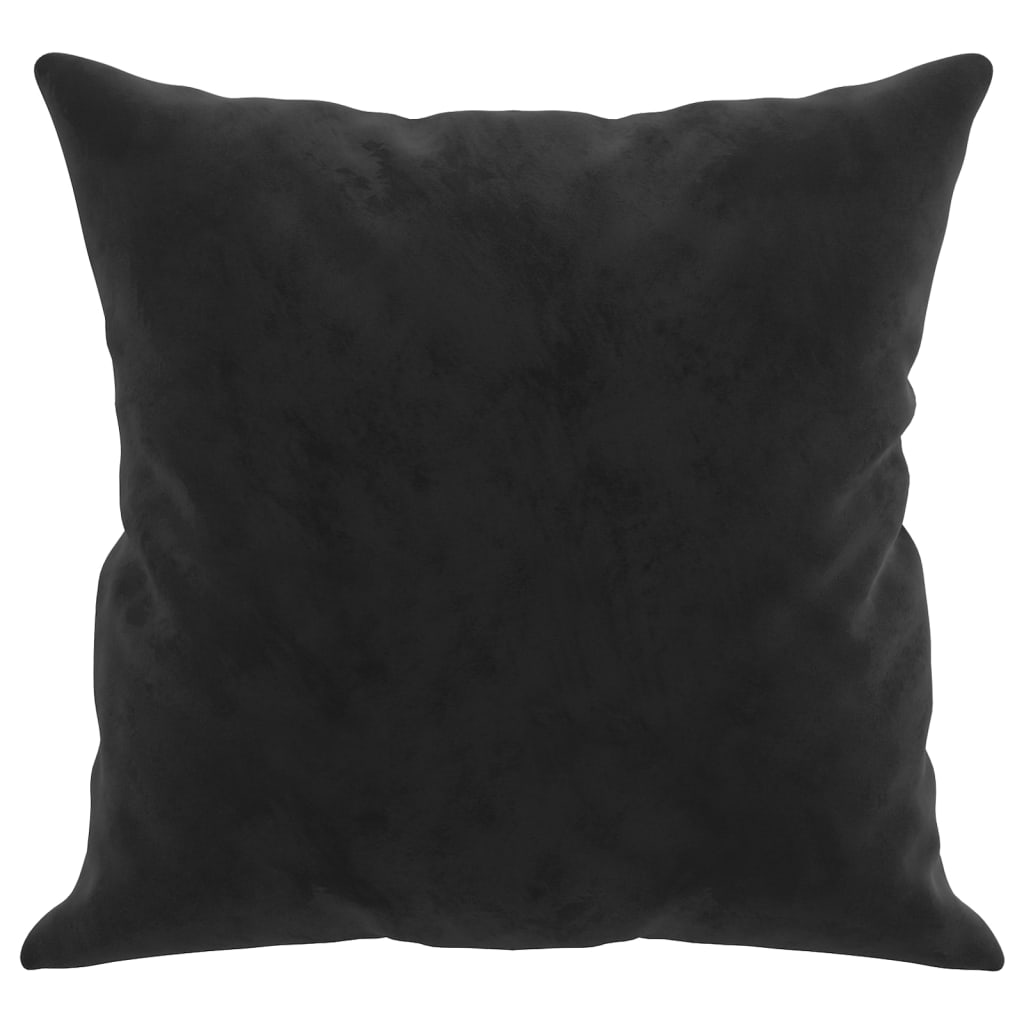 Zierkissen 2 Stk. Hellgrau 40x40 cm Samt