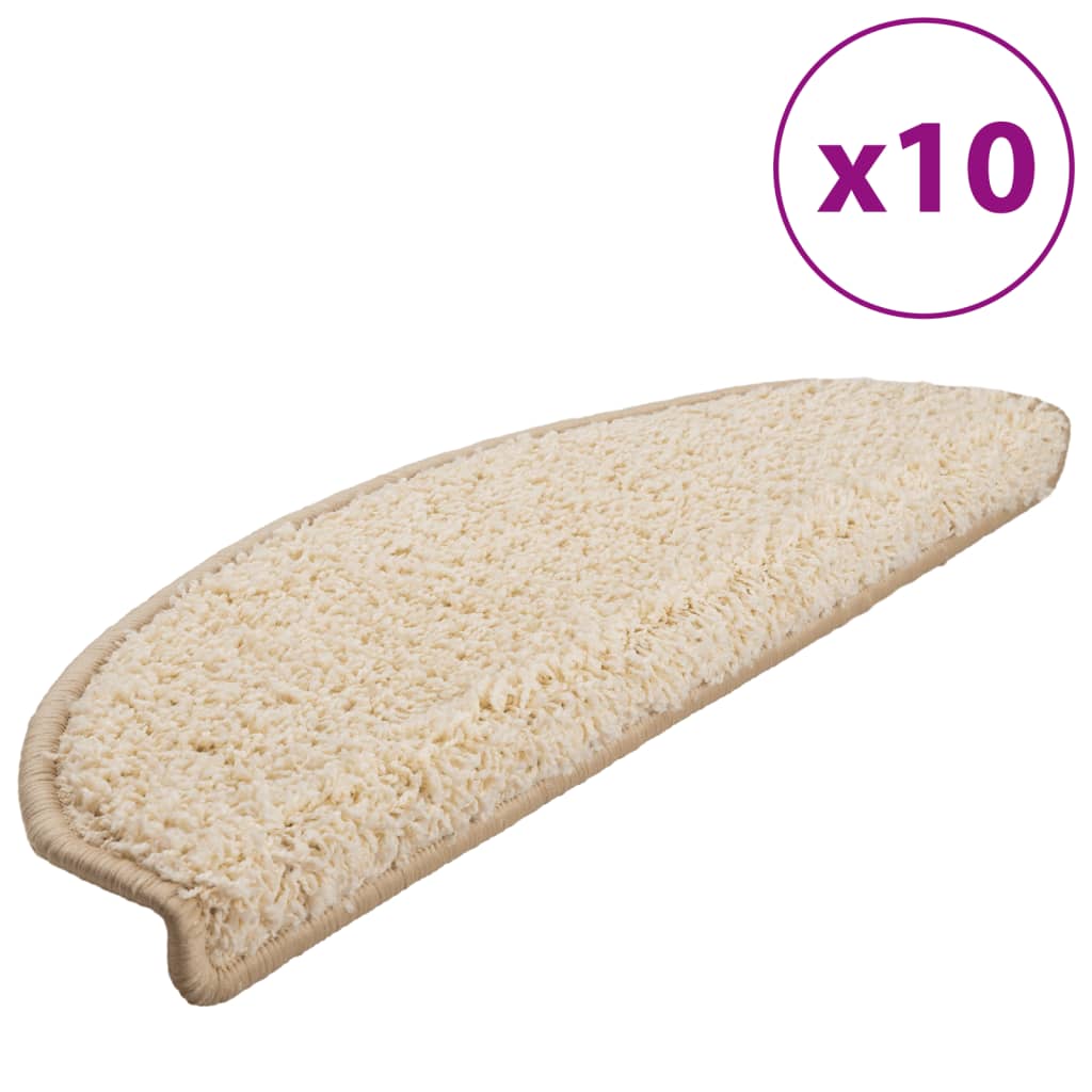 Stufenmatten 15 Stk. 56x17x3 cm Grau Halbrund