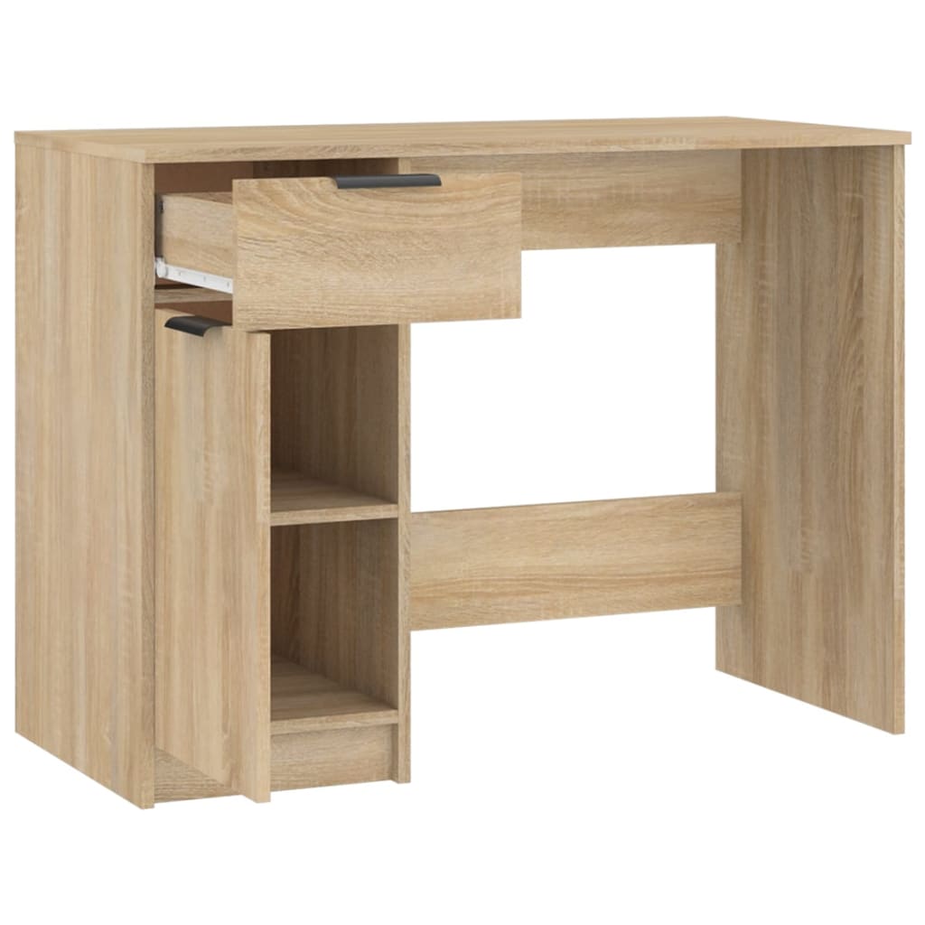 Schreibtisch Weiß 100x50x75 cm Holzwerkstoff