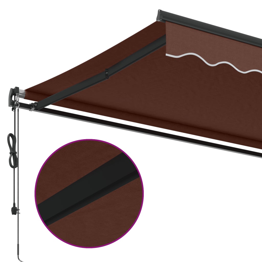 Markise Automatisch Einziehbar 350x250 cm Creme