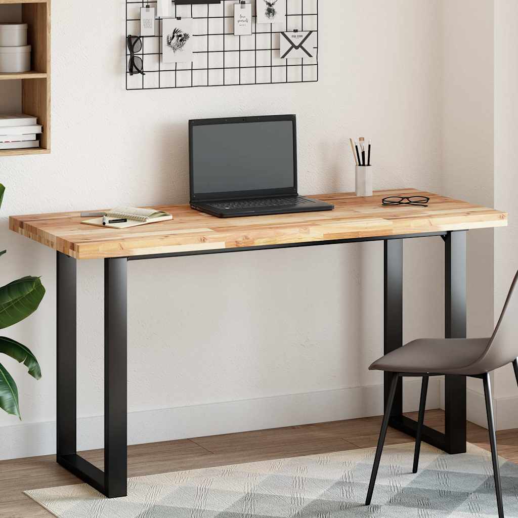 Tischplatte Rechteckig 60x50x2 cm Massivholz Akazie
