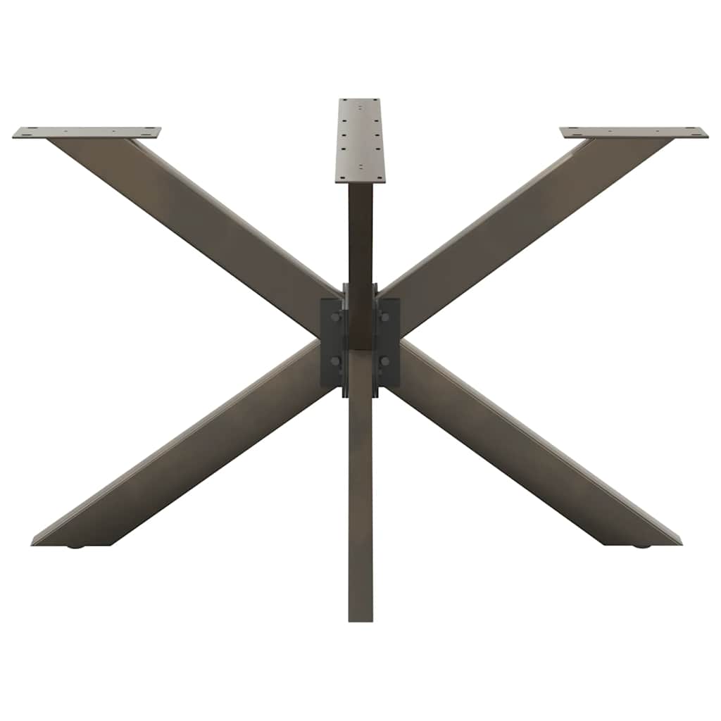 Couchtischbein in Spinnenform Naturstahl 98x58x(42-43) cm Stahl