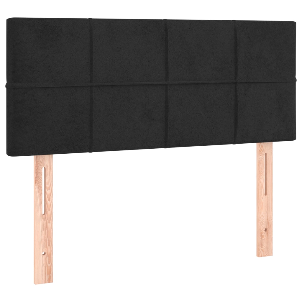 Kopfteil Hellgrau 80x5x118/128 cm Samt