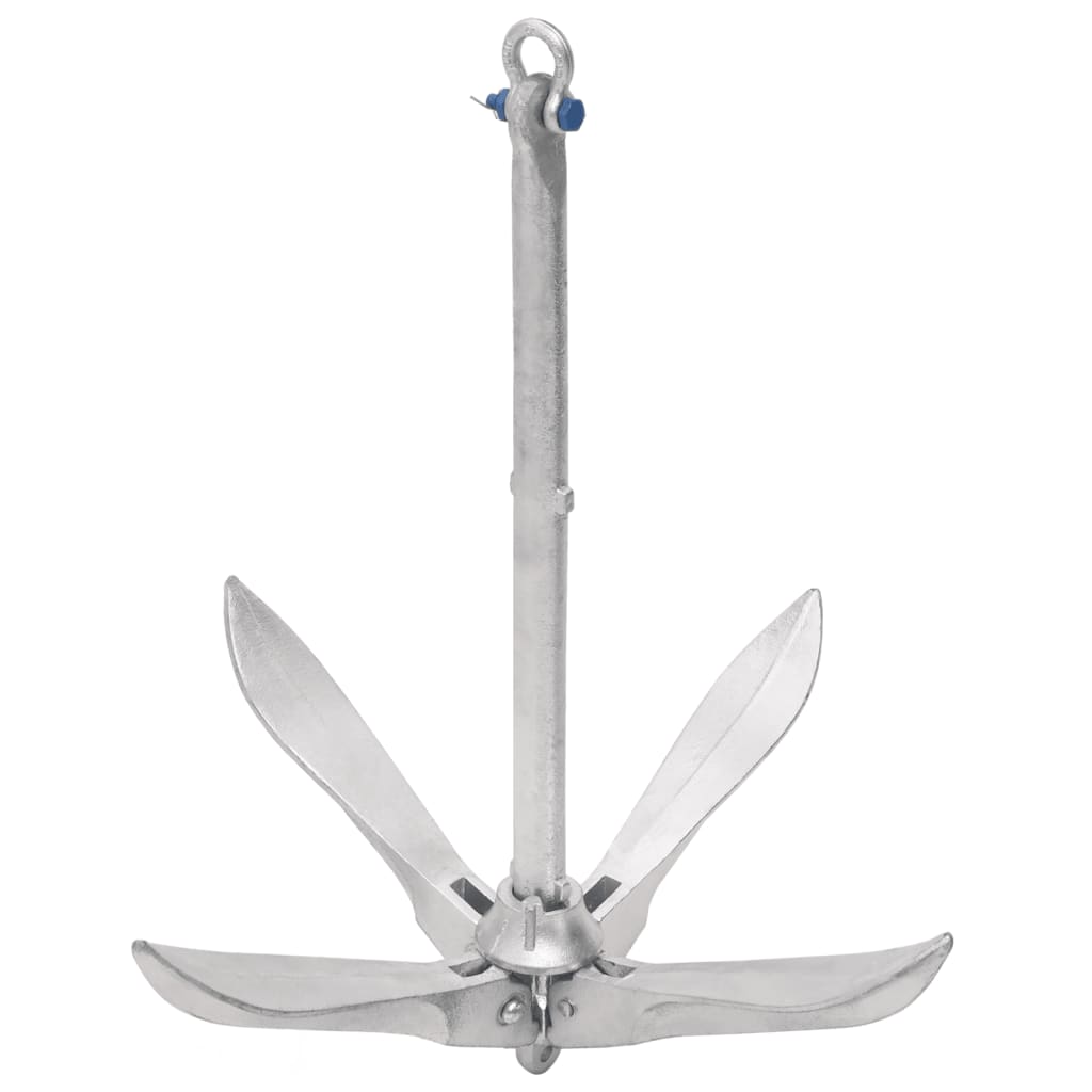 Klappanker Silber 0,7 kg Feuerverzinktes Gusseisen