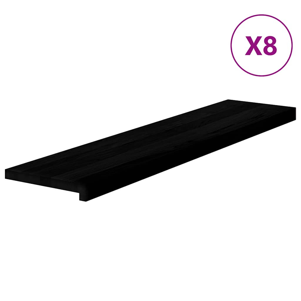 Treppenstufen 4 Stk. Unbehandelt 70x25x2 cm Massivholz Eiche