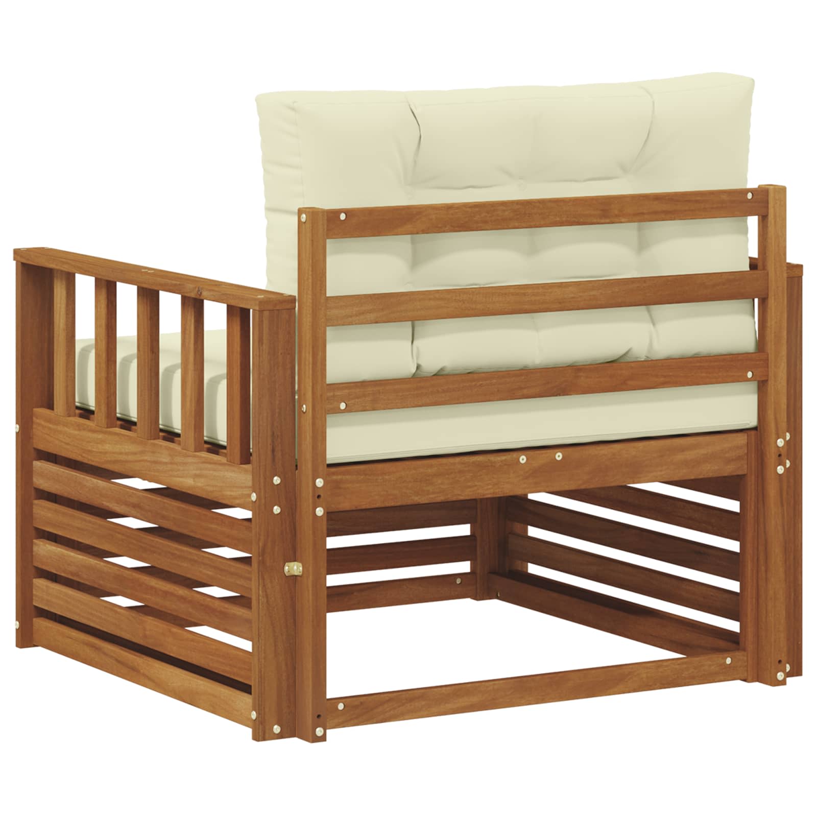 2 Stück Outdoor-Sofa Natur