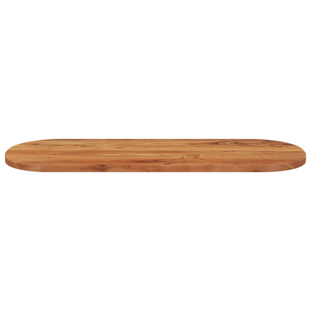 Tischplatte 110x40x2,5 cm Oval Massivholz Mango
