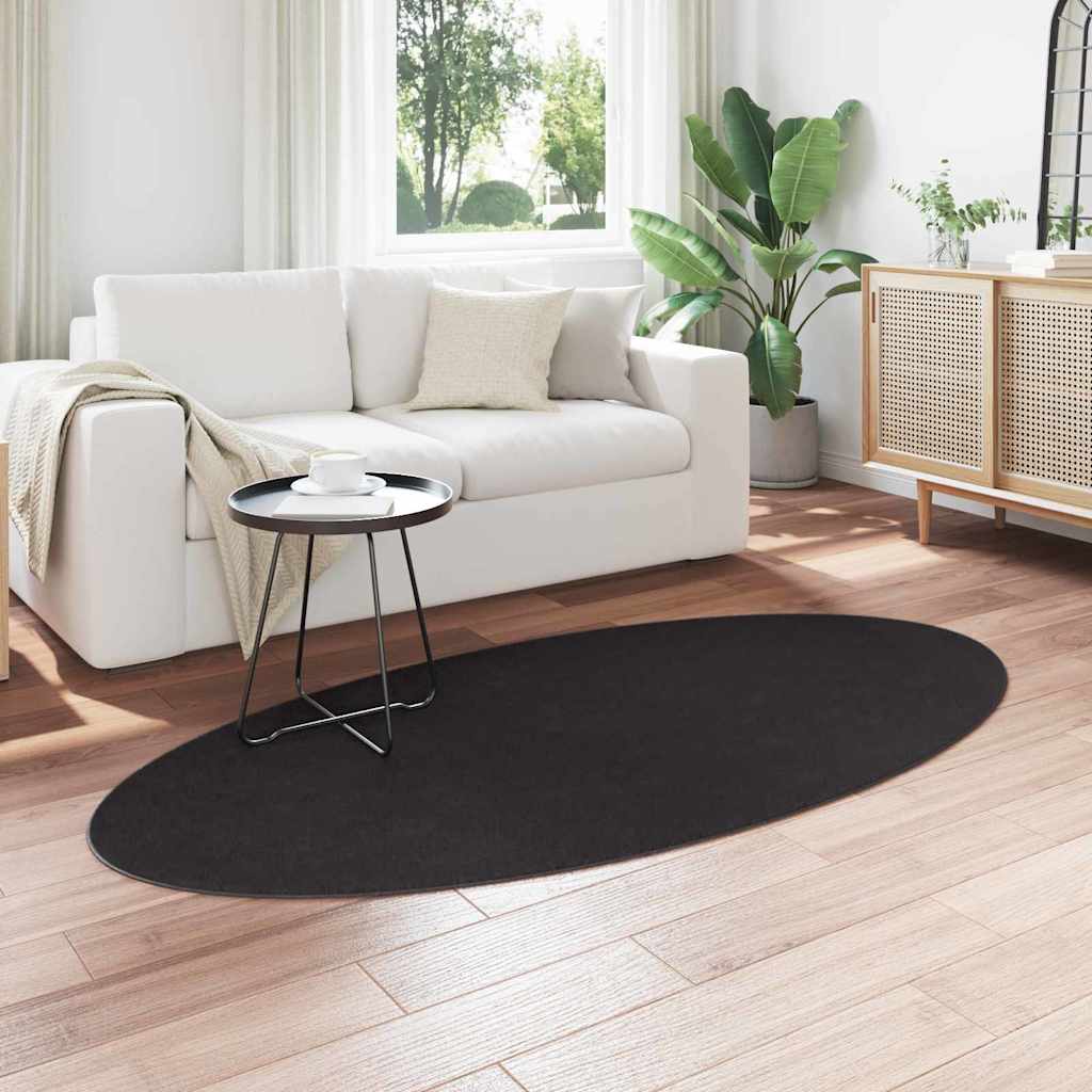 Bereichsteppiche HUARTE Anthrazit 100 x 200 cm 100 %Polyester