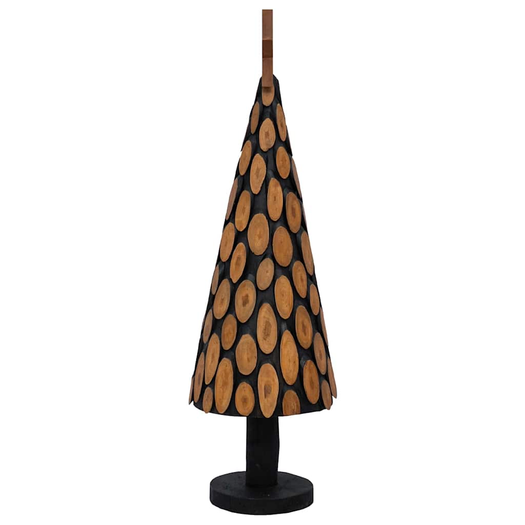 Weihnachtsbaum mit Ständer Braun 61 cm Massivholz Teak
