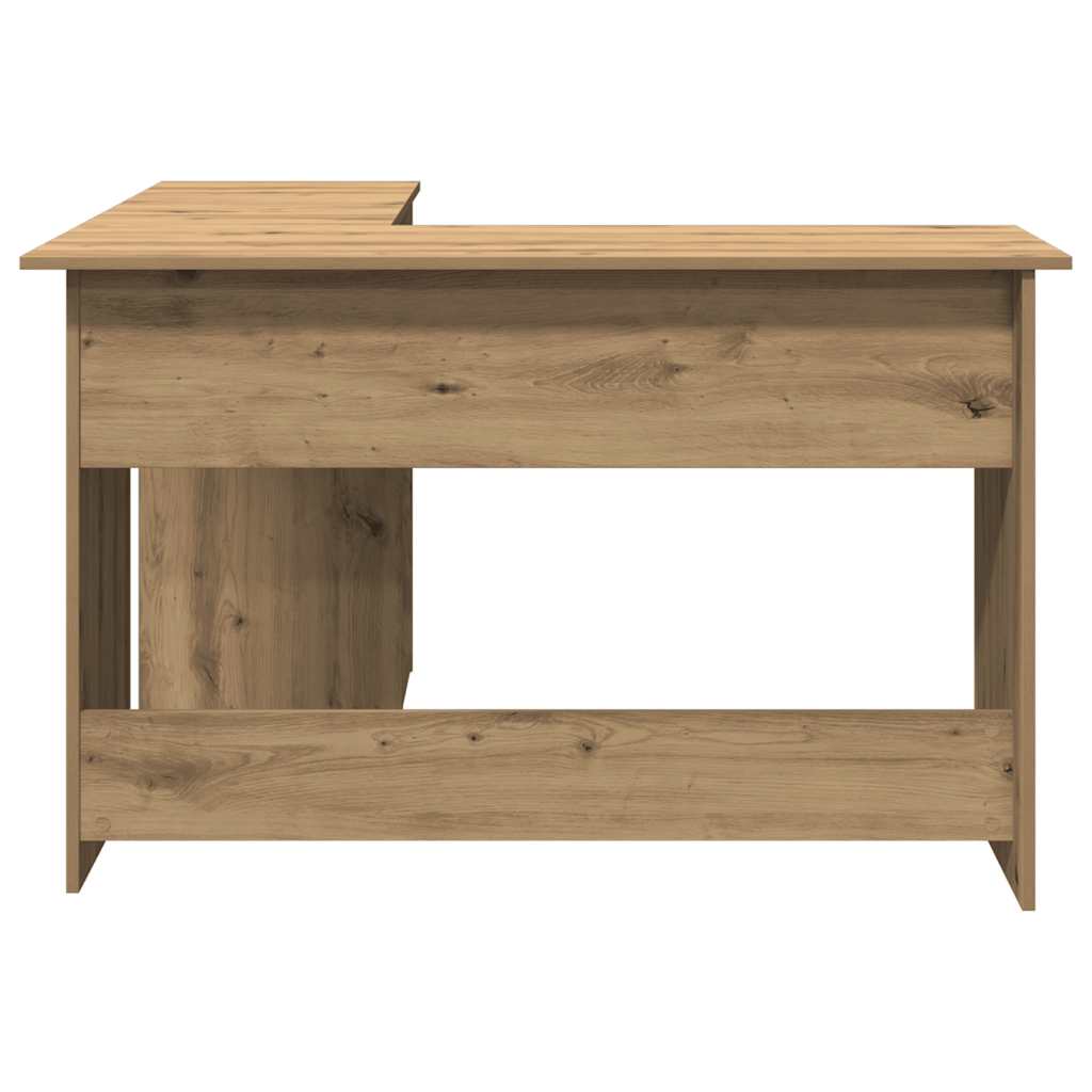 Eckschreibtisch in L-Form Weiß 120x140x75 cm Holzwerkstoff