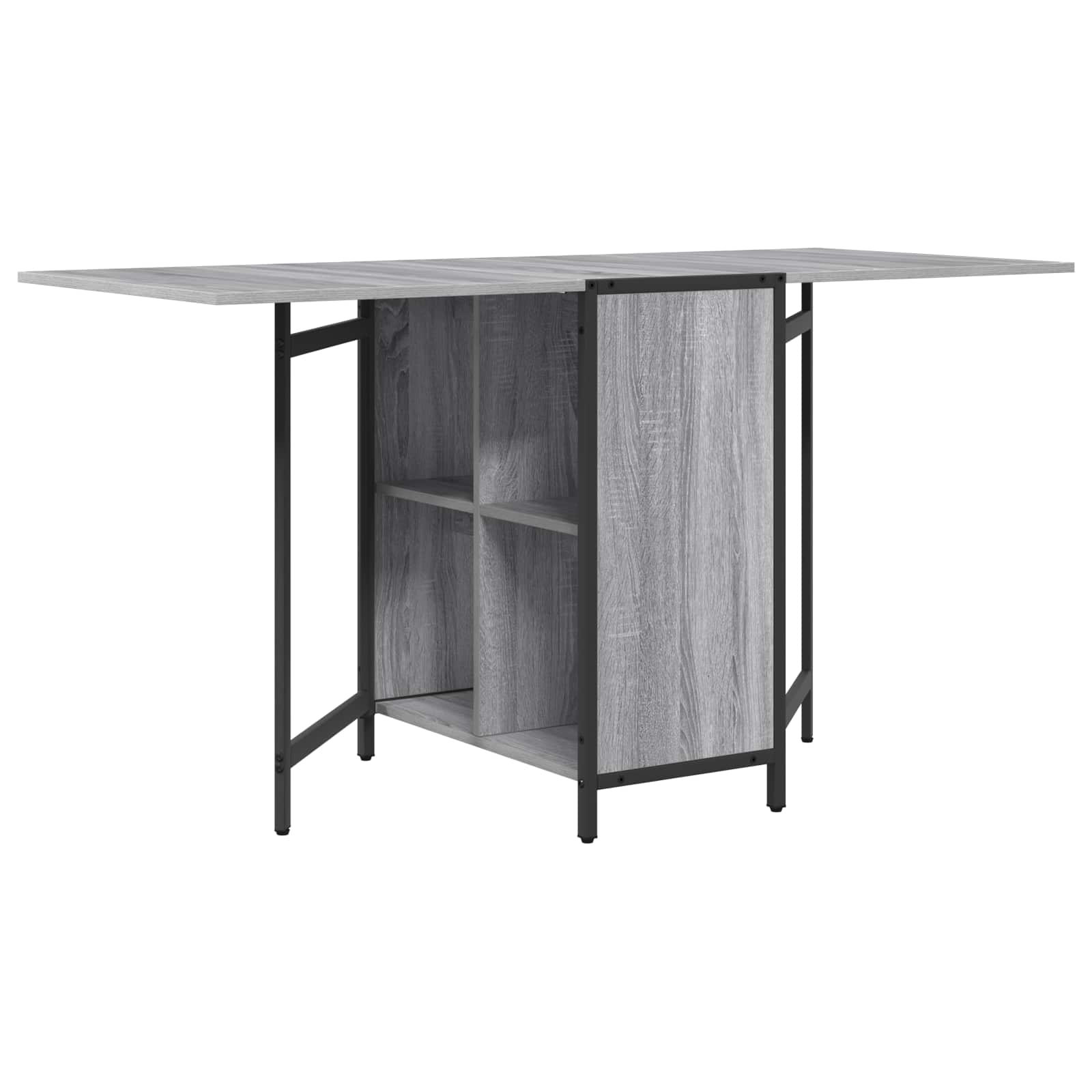 Esstisch 144 x 60 x 75 cm Holzwerkstoff Schwarze Eiche