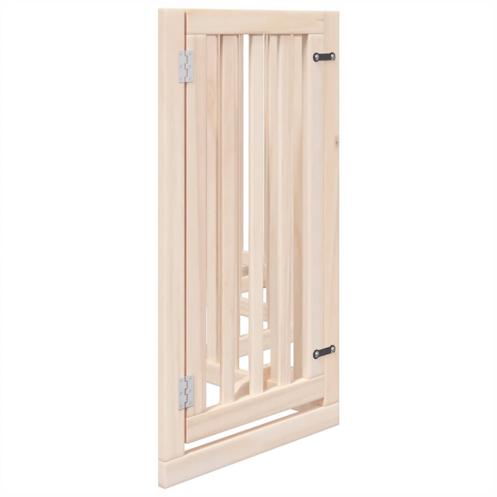Hundegitter Faltbar 3 Paneele 150 cm Pappelholz