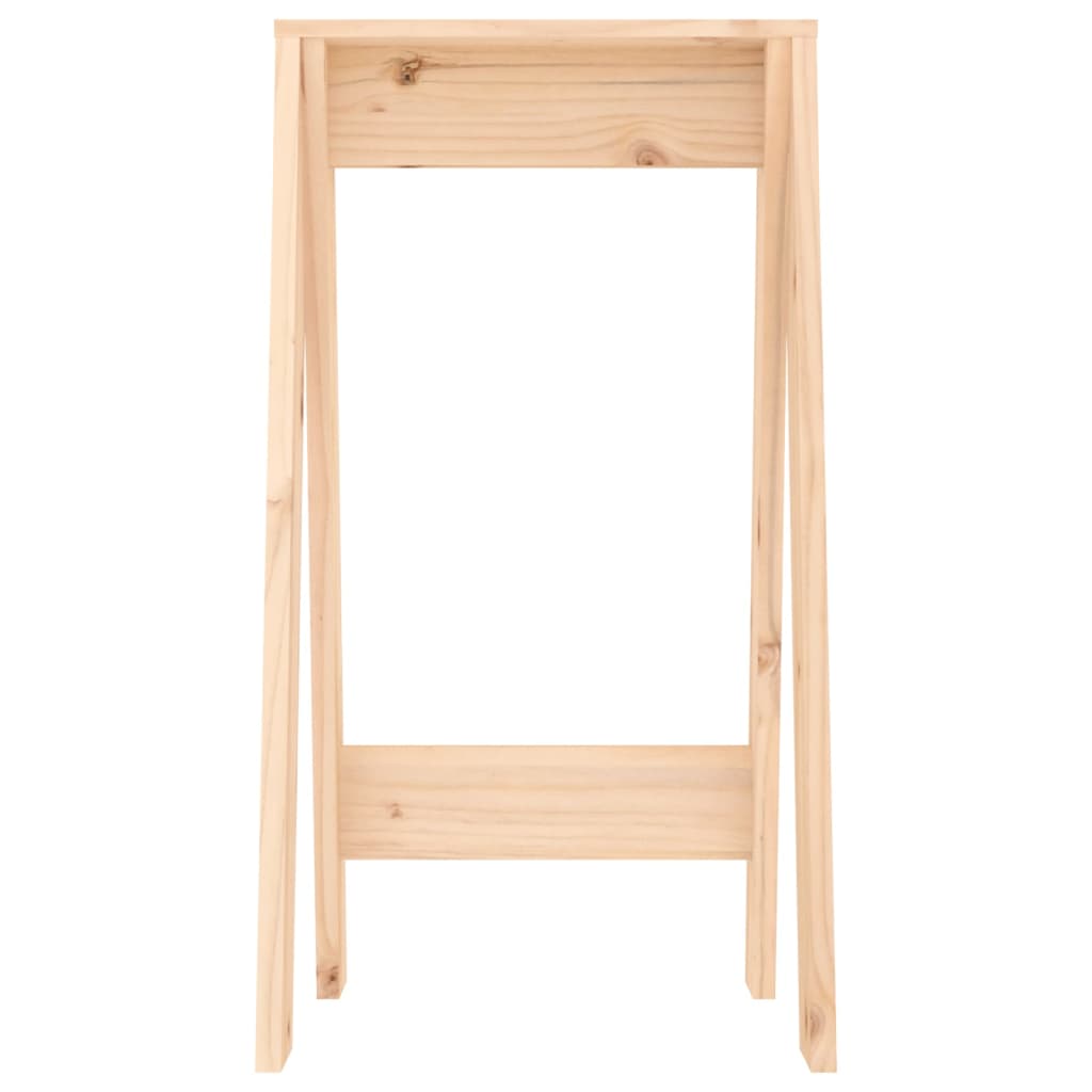 Hocker 2 Stk. 40x40x45 cm Massivholz Kiefer