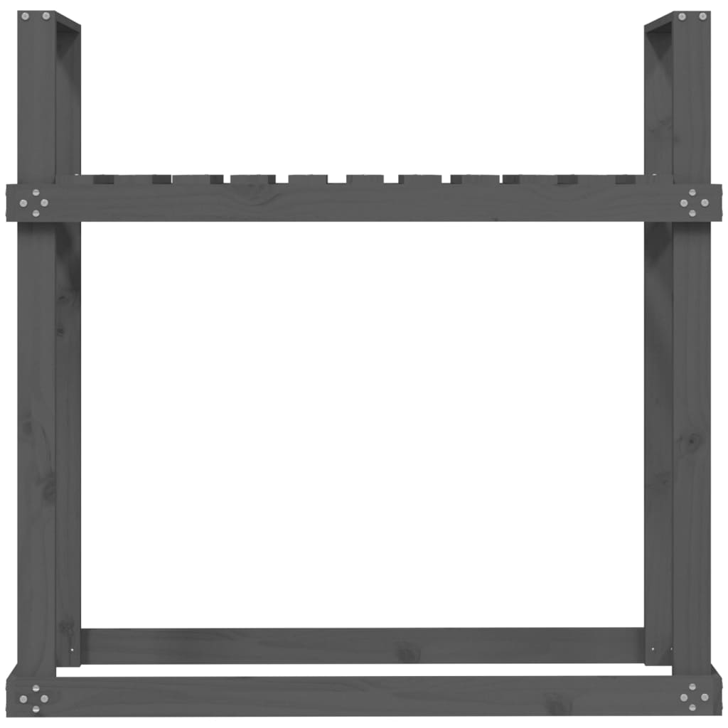 Kaminholzregal 110x35x108,5 cm Massivholz Kiefer