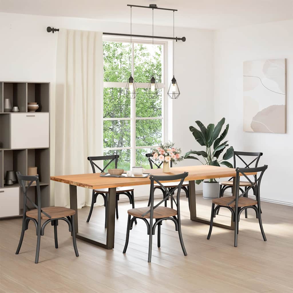 Couchtischbeine V-Form 2 Stück Schwarz 30x(30-31,3) cm Stahl