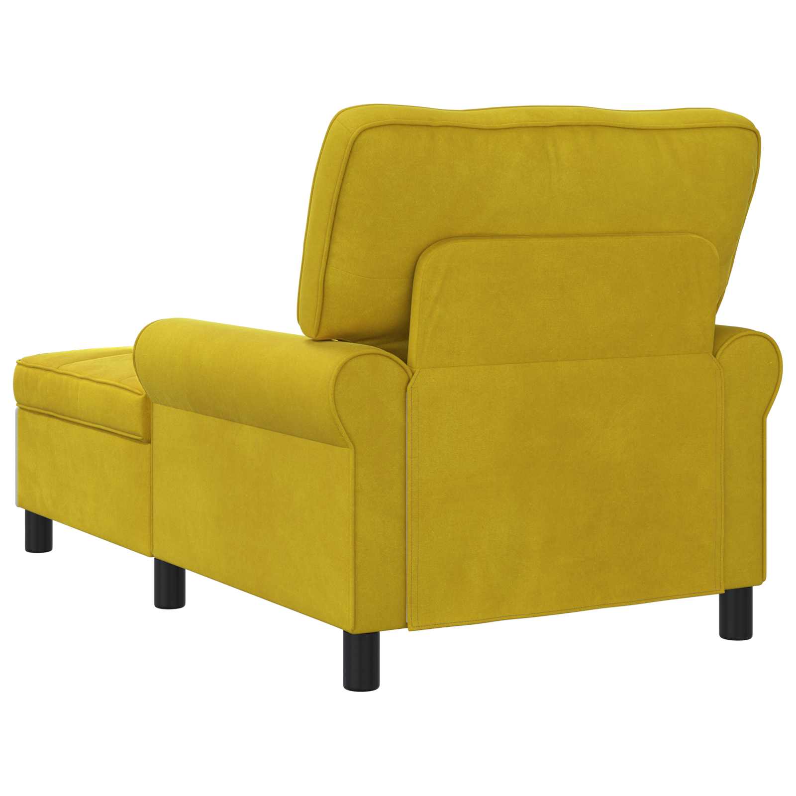 Lounge-Liege mit Kissen Hellgrau 91 x 157 x 91 cm Samt