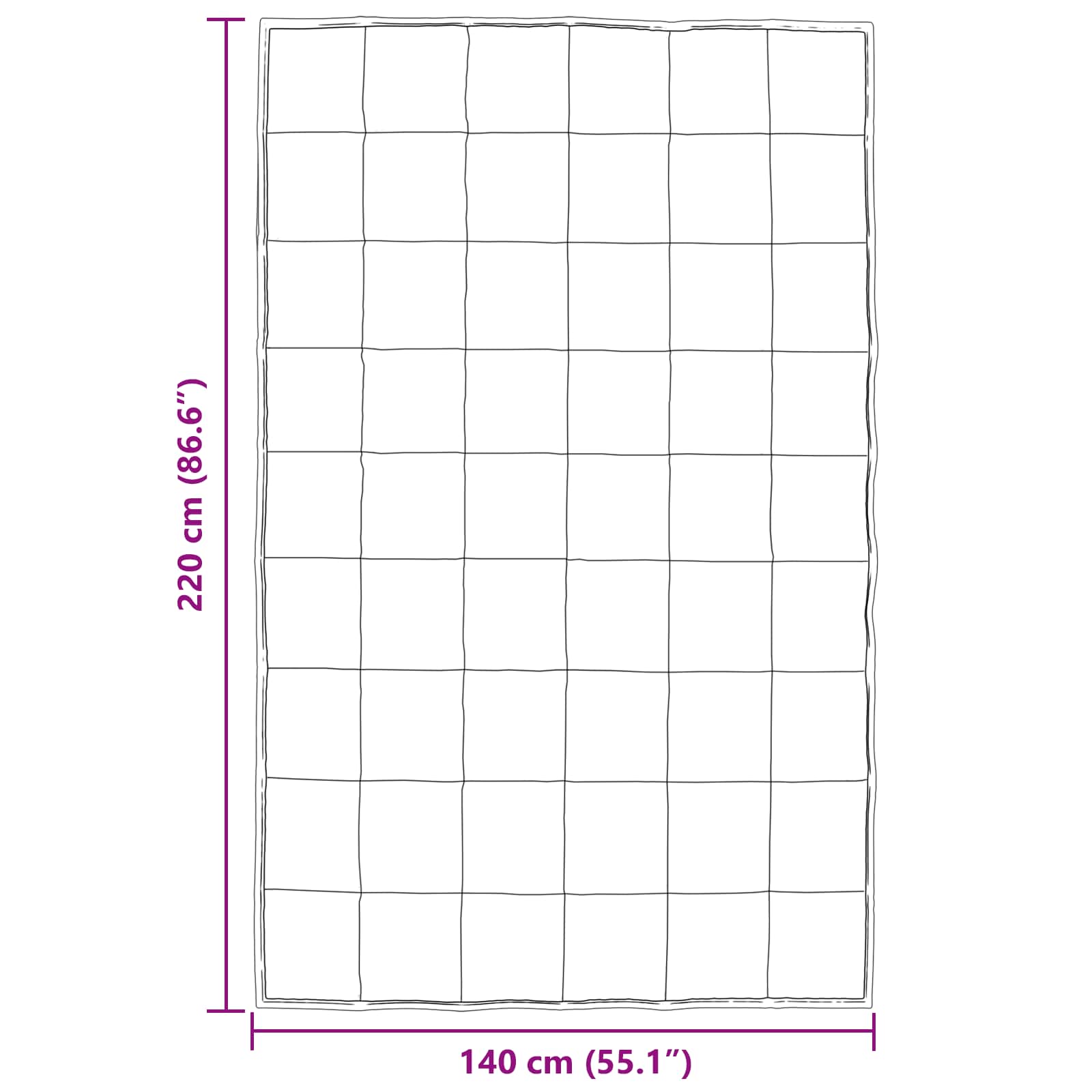 Ganzjahresbettdecke Gold 135 x 200 cm Satin und Mikrofaser