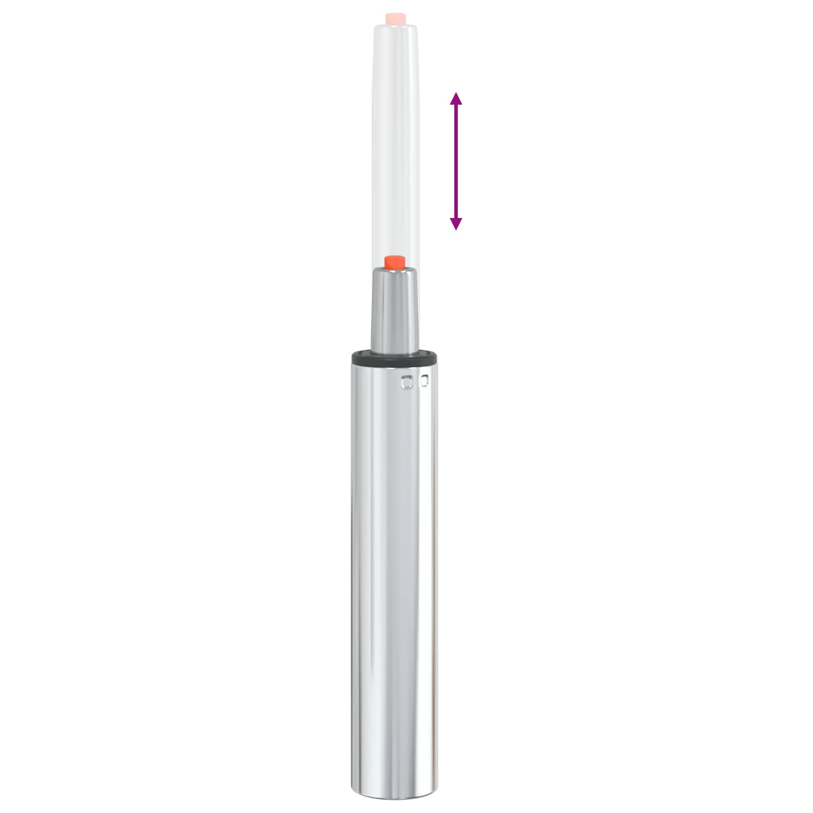 Bürostuhl Gaszylinder Schwarz 239-309 mm Eisen