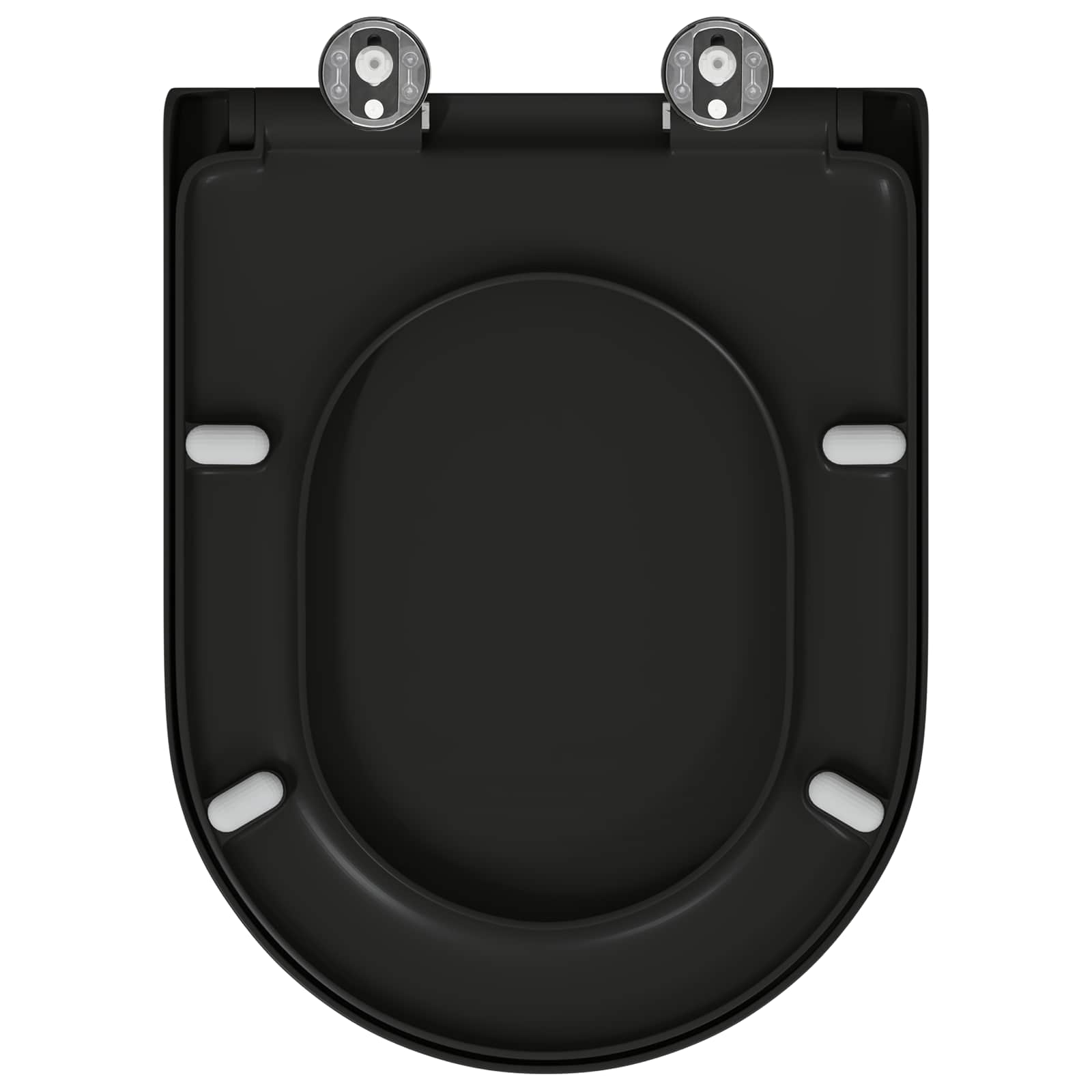 Toilettensitz Anthrazit 49 x 36 x 4 cm Duroplast