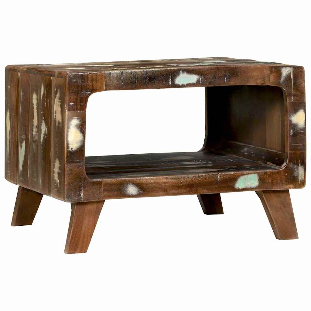 Couchtisch 90 x 50 x 35 cm Massives upgecyceltes Holz