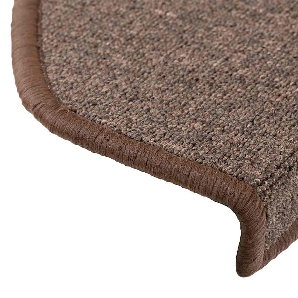 Stufenmatten 15 Stk. 56x17x3 cm Anthrazit Halbrund