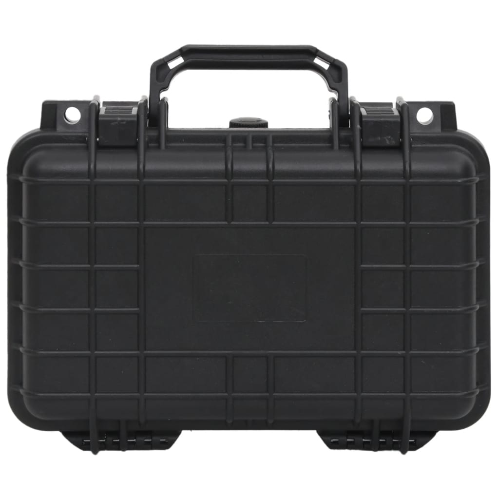 Koffer für Flugreise Tragbar Schwarz 46,5x21,5x17,5 cm PP
