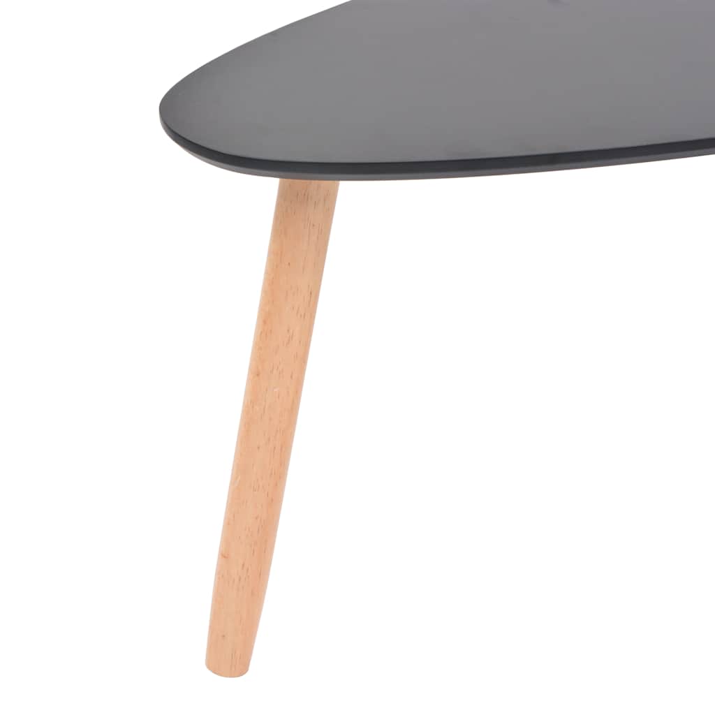 2-tlg. Couchtisch-Set Massivholz Kiefer Weiß
