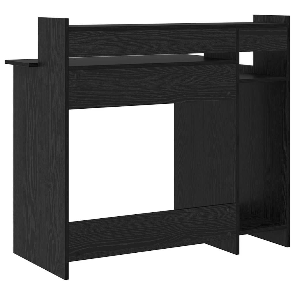 Schreibtisch mit LEDs Weiß 97x45x90 cm Holzwerkstoff