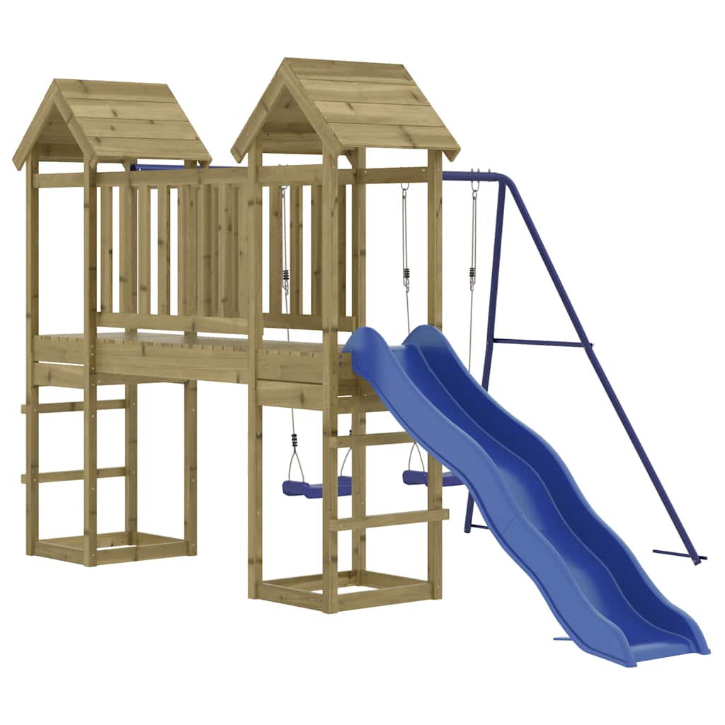 Spielturm Massivholz Kiefer