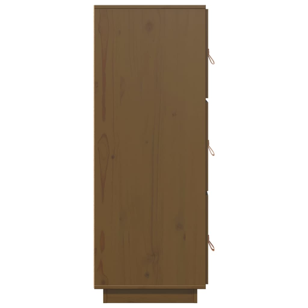 Highboard 34x40x108,5 cm Massivholz Kiefer