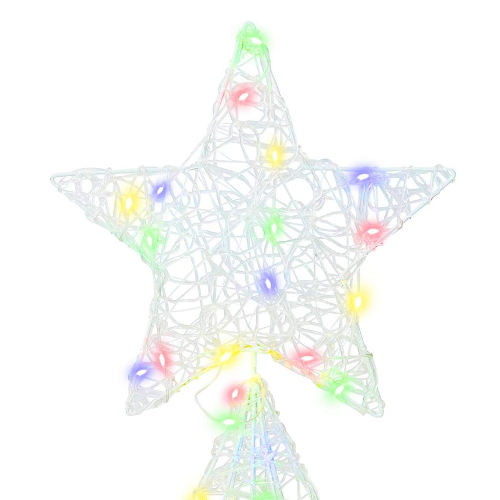 Weihnachtsbaum mit 100 LEDs Warmweiß 120 cm Acryl