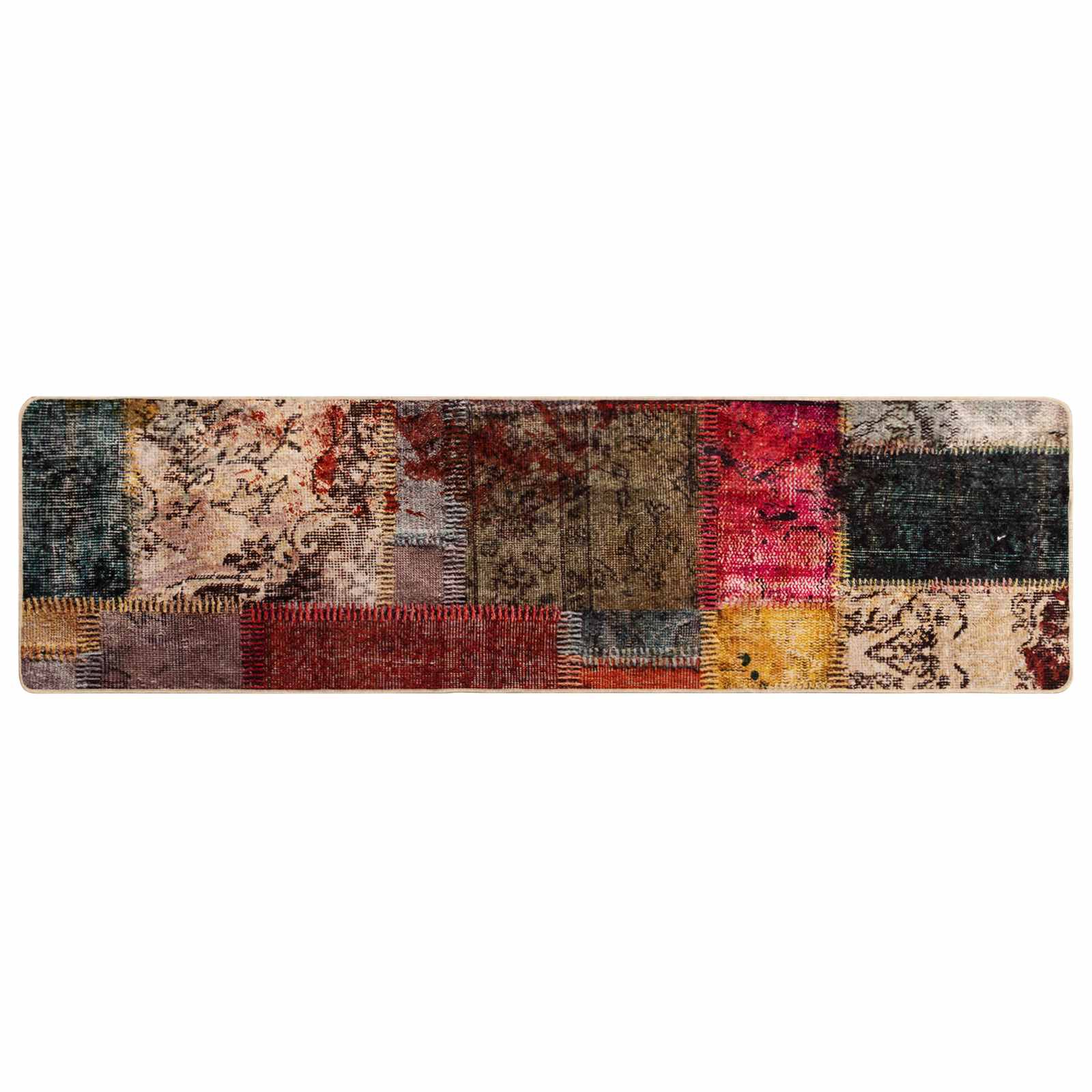Teppich Waschbar Mehrfarbig 160x230 cm