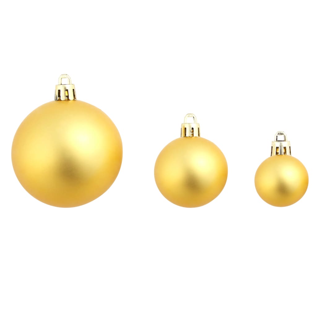 100-tlg. Weihnachtskugel-Set Weiß