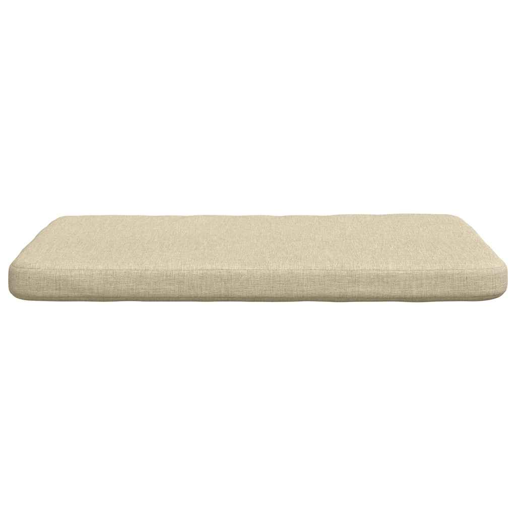 Sitzkissen 4 pcs Hellgrau 40 x 40 x 3 cm Stoff