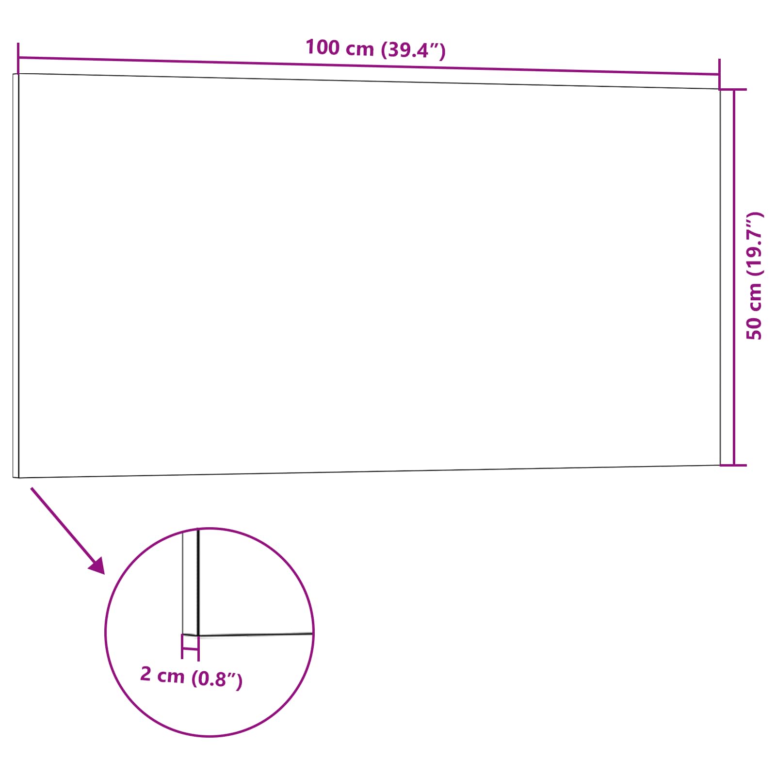 Wandpaneele 10 pcs Ziegel 100 x 50 cm EPS-Schaum