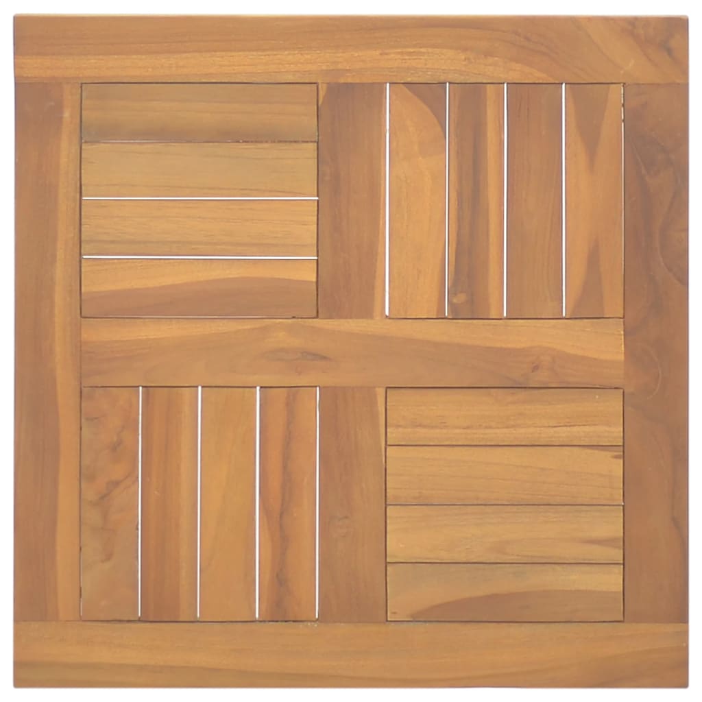 Tischplatte Massivholz Teak Rund 2,5 cm 40 cm