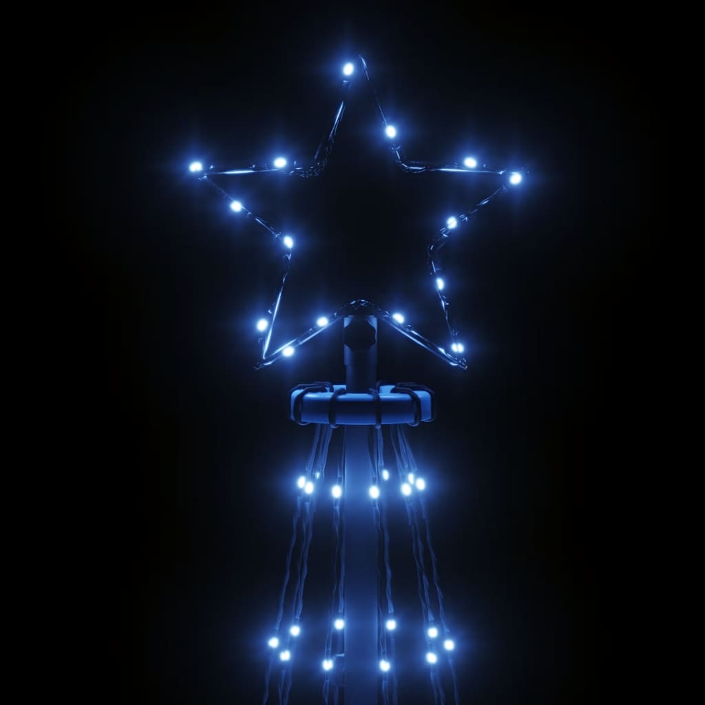LED-Weihnachtsbaum mit Erdnägeln Mehrfarbig 310 LEDs 300 cm