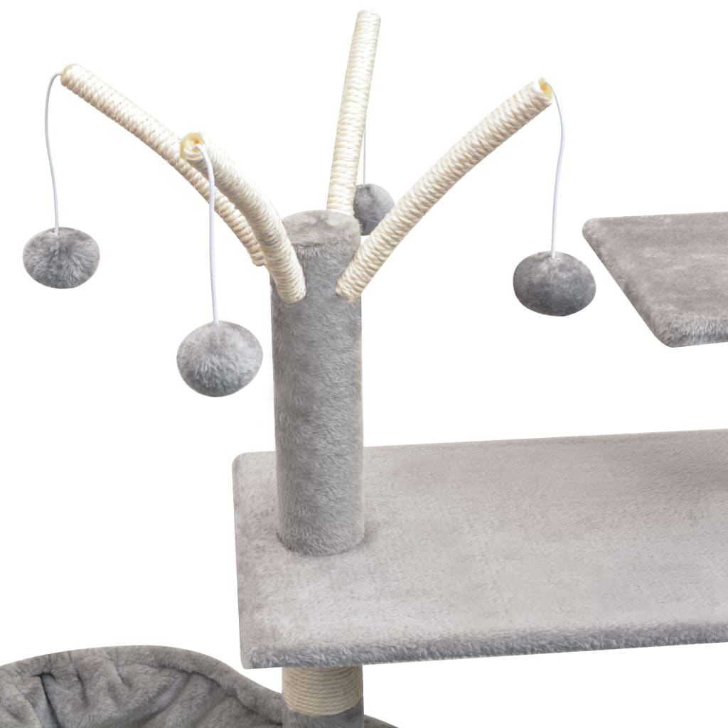 Katzen-Kratzbaum Sisal 125 cm Beige