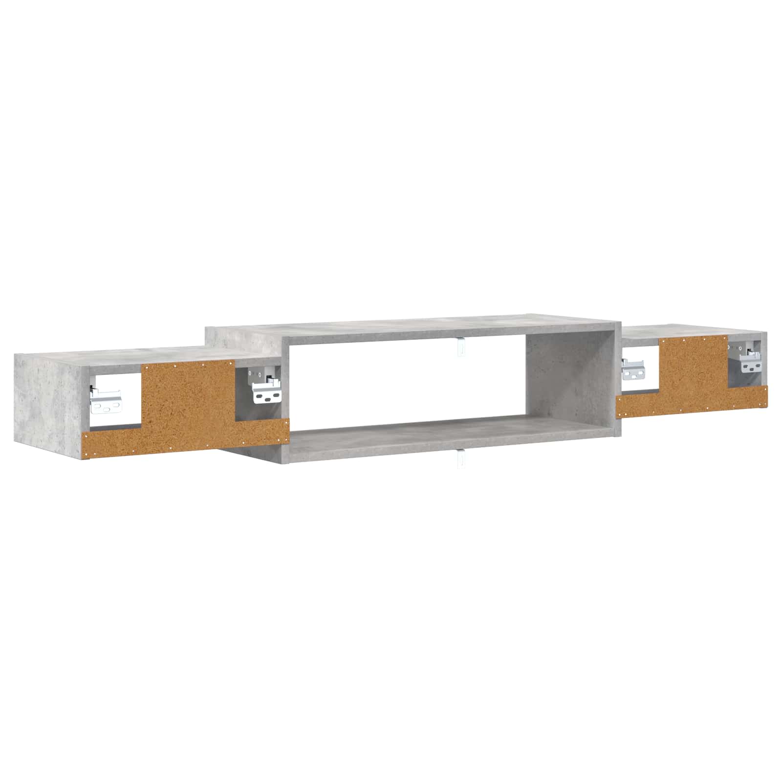 Wandmontierter TV-Schrank Wandhalterung Weiß 140 x 28 x 21 cm