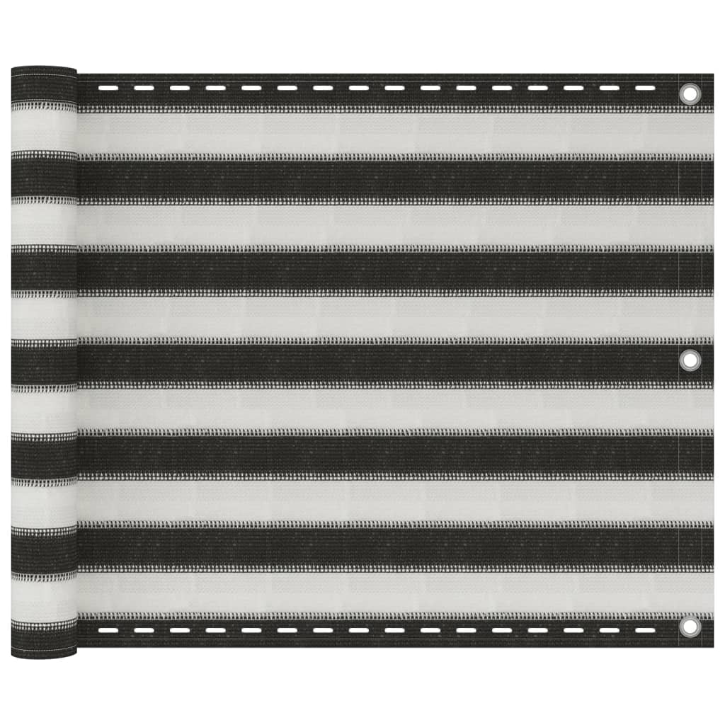 Balkon-Sichtschutz Anthrazit 75x300 cm HDPE
