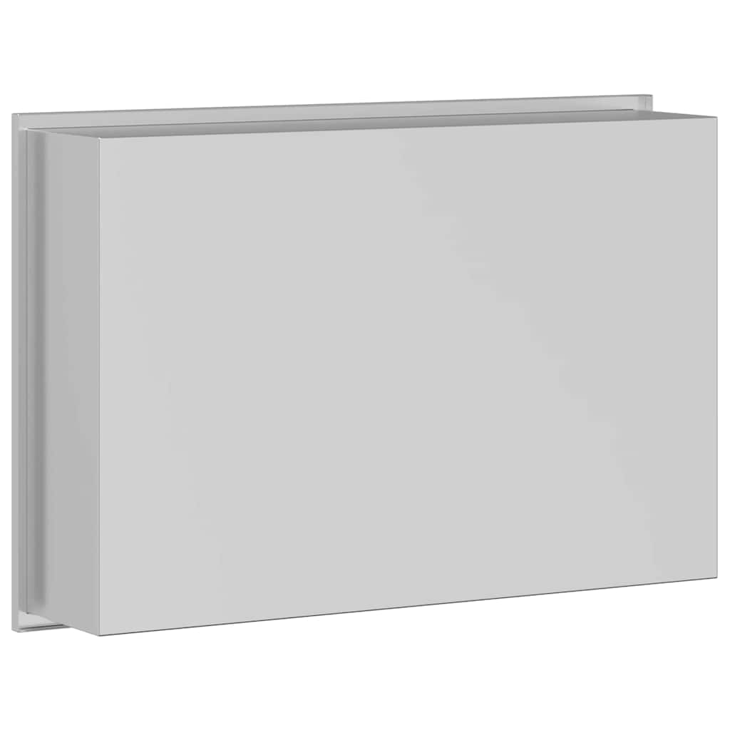 Duschnische Schwarz 30 x 20 x 9,5 cm Edelstahl