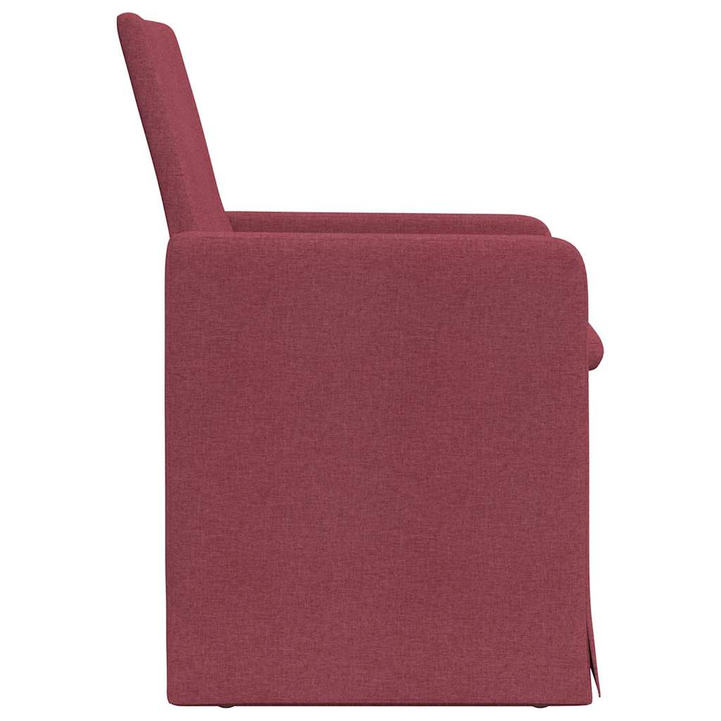 Esszimmerstühle 2 pcs Hellgrau 57 x 67 x 95 cm Stoff