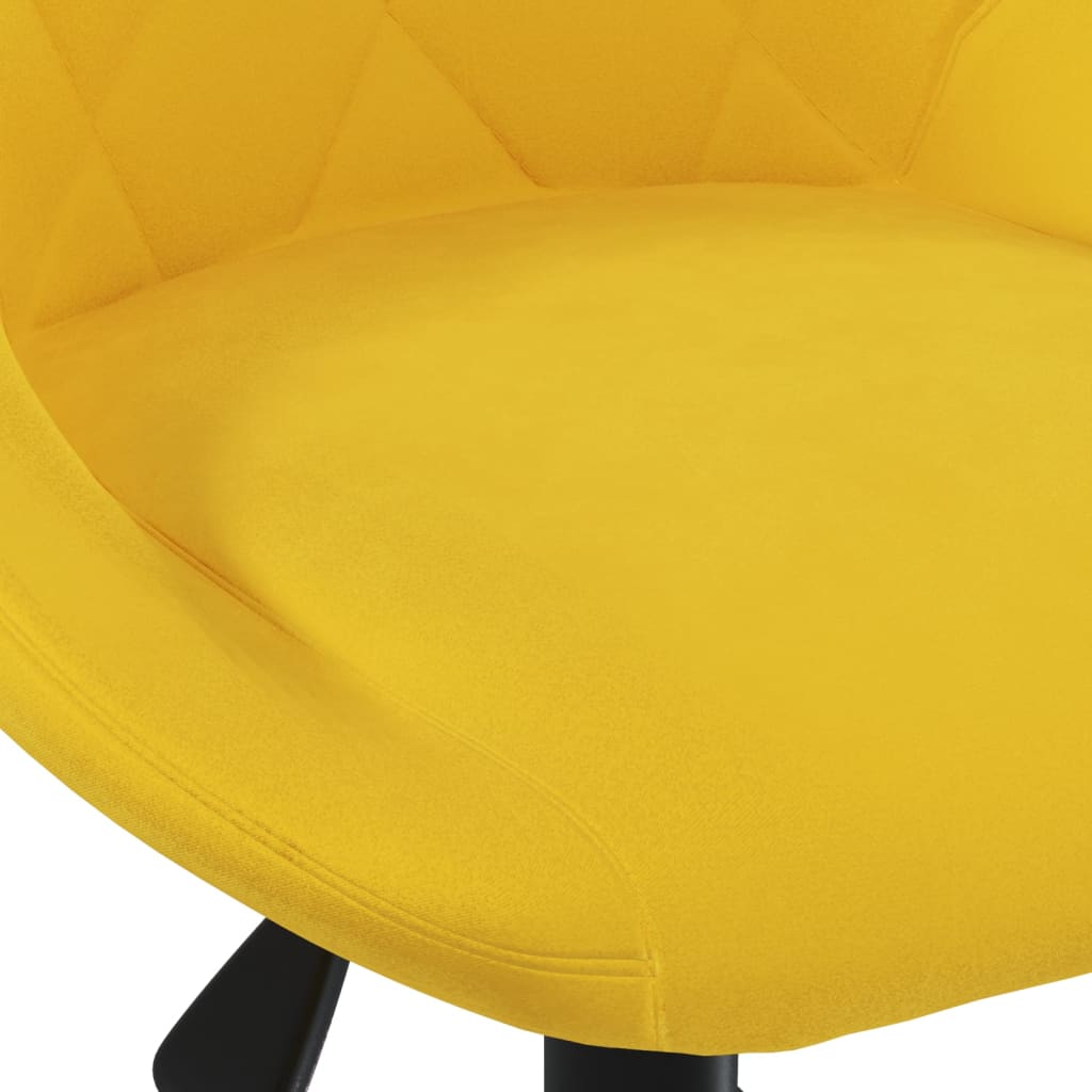 Bürostuhl Drehbar Creme Samt