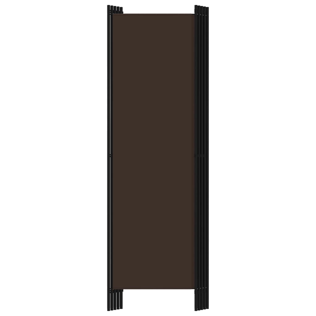 Raumteiler Beige 150 x 180 cm Stoff