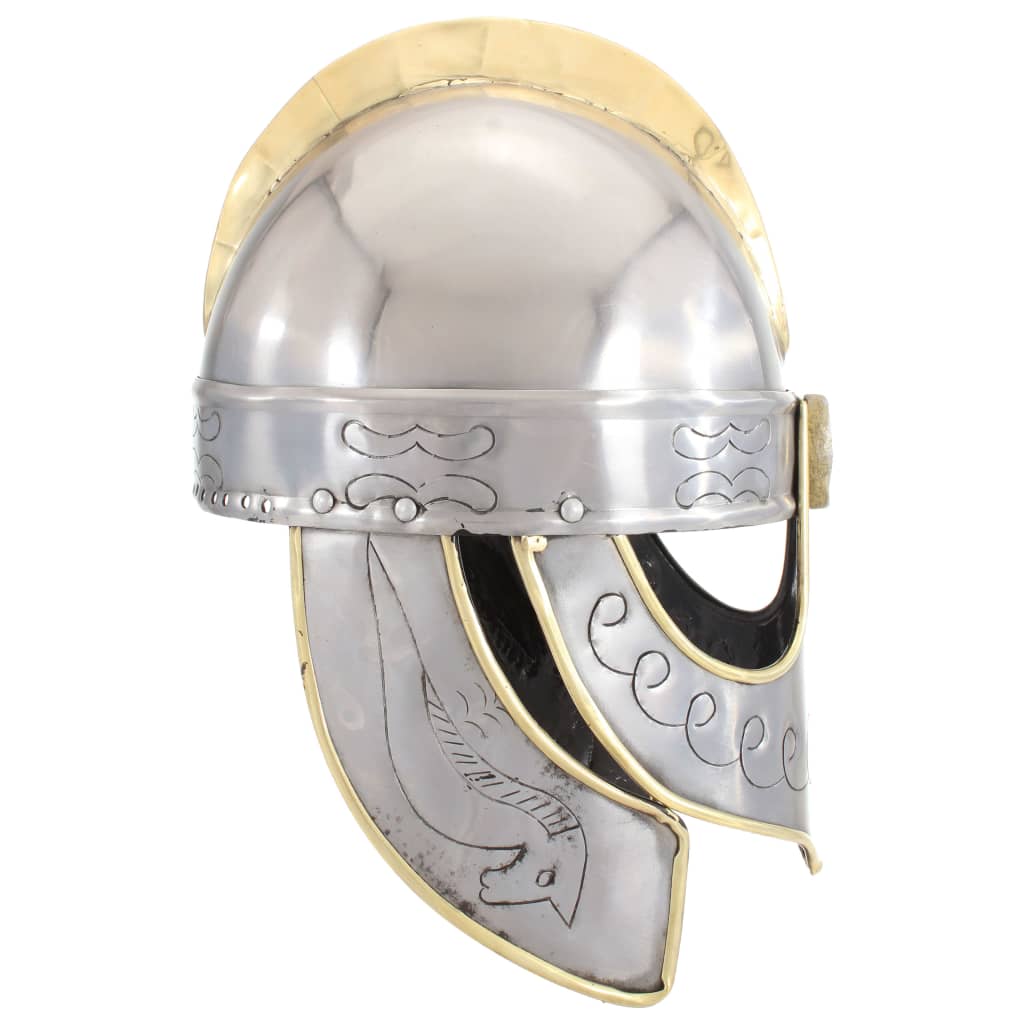 Preußische Pickelhaube Antik Replik für LARP Schwarz Stahl