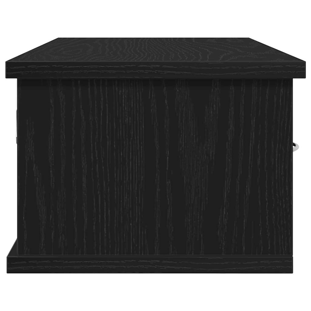 Wand-Schubladenregal Weiß 60x26x18,5 cm Holzwerkstoff