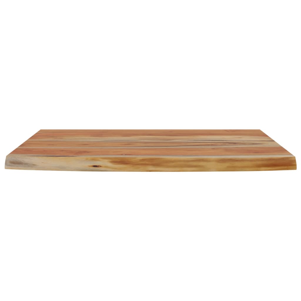 Wandregal 40x20x2,5 cm Rechteckig Massivholz Akazie Baumkante