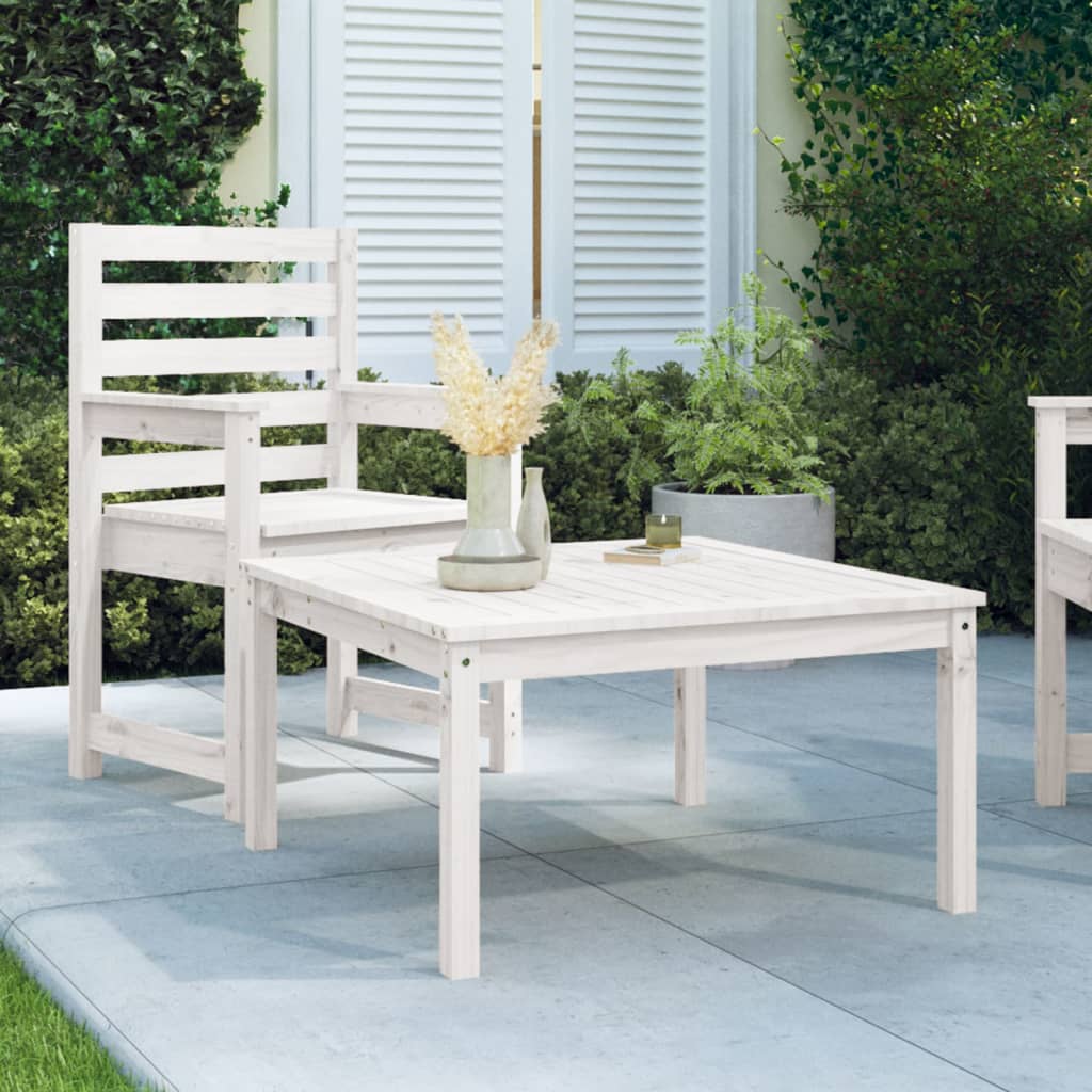 Gartentisch 82,5x50,5x45 cm Massivholz Kiefer